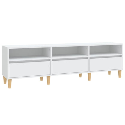TV Cabinet White 150x30x44,5 cm Engineered Wood