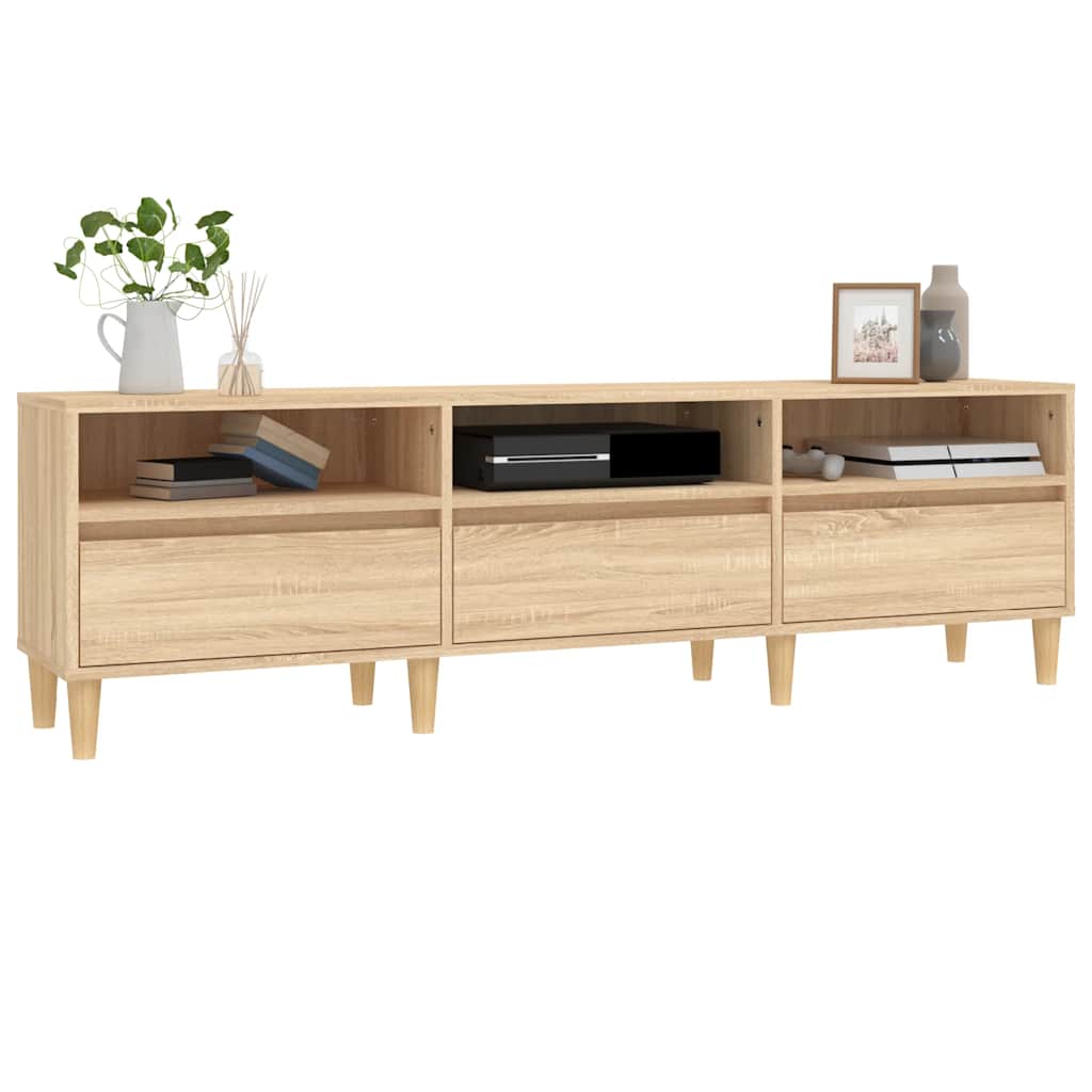 TV Cabinet Sonoma Oak 150x30x44,5 cm Engineered Wood