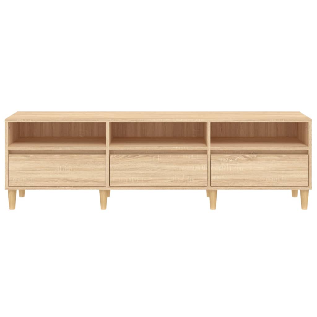 TV Cabinet Sonoma Oak 150x30x44.5 cm Engineered Wood