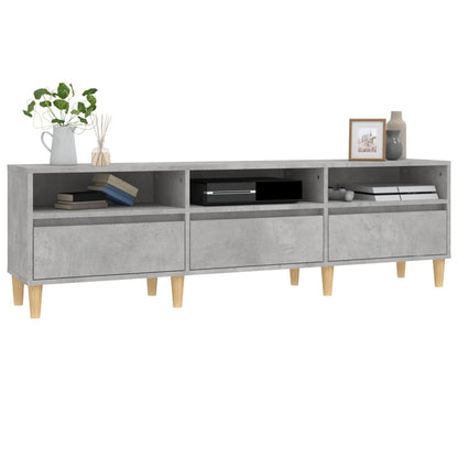 TV Cabinet Concrete Grey 150x30x44,5 cm Engineered Wood