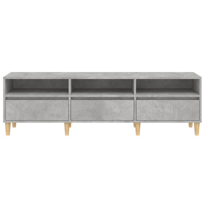 TV Cabinet Concrete Grey 150x30x44,5 cm Engineered Wood