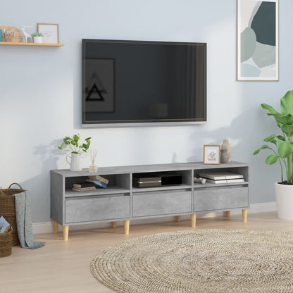 TV Cabinet Concrete Grey 150x30x44,5 cm Engineered Wood