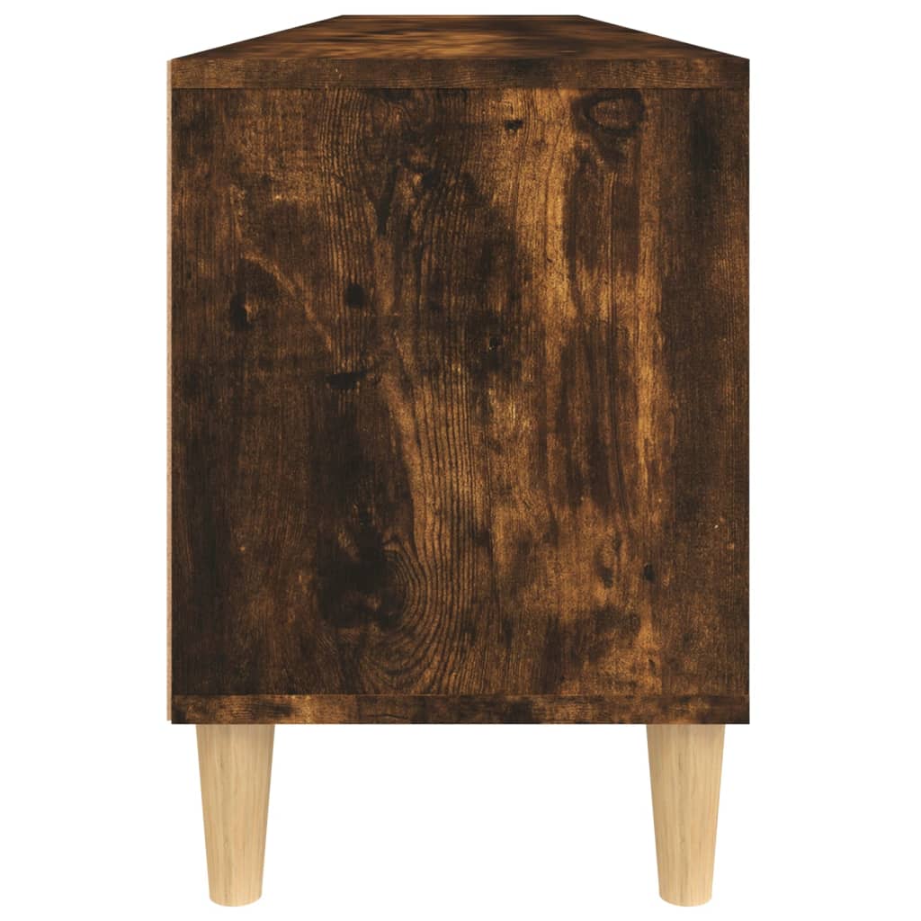 TV Cabinet Smoked Oak 150x30x44,5 cm Engineered Wood