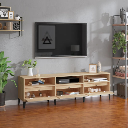 TV Cabinet Sonoma Oak 150x30x44,5 cm Engineered Wood