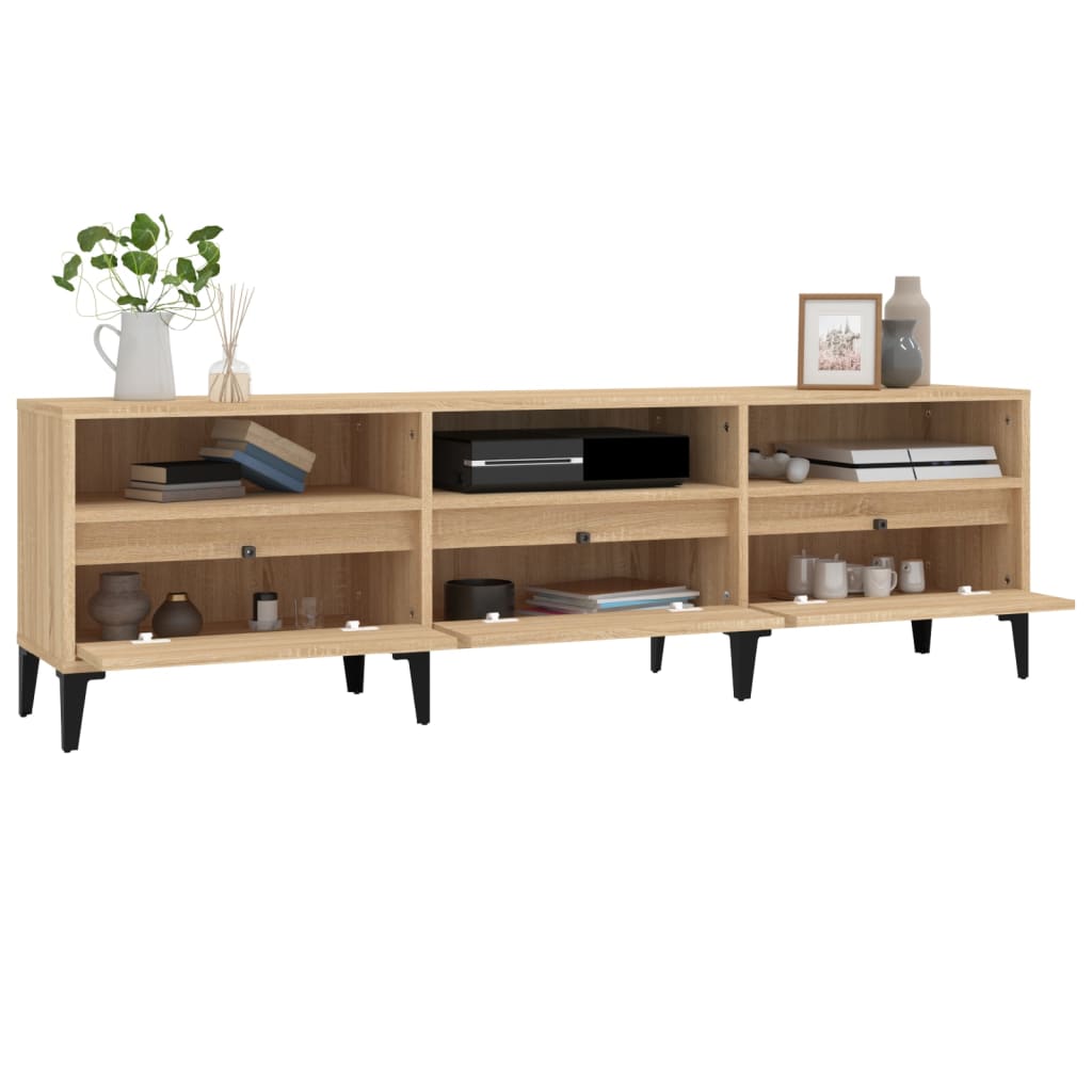 TV Cabinet Sonoma Oak 150x30x44,5 cm Engineered Wood