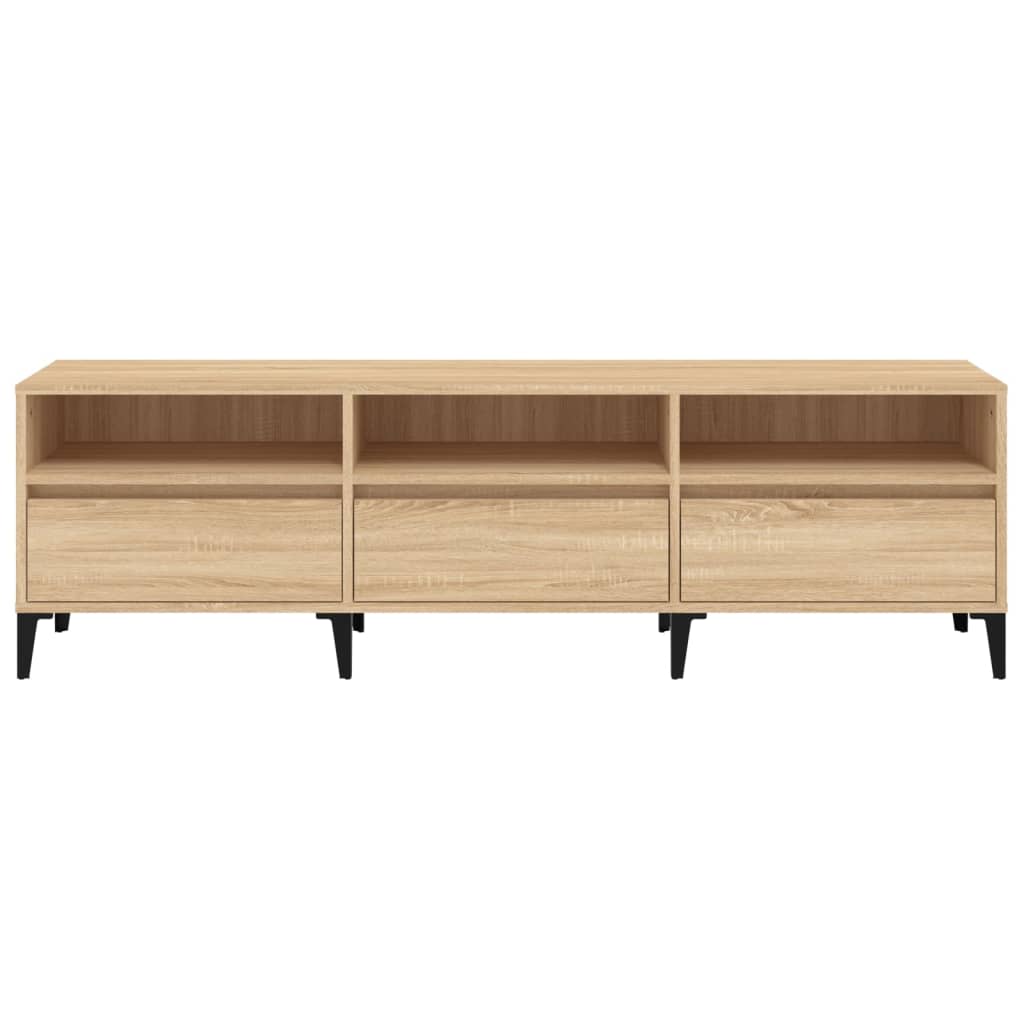 TV Cabinet Sonoma Oak 150x30x44.5 cm Engineered Wood