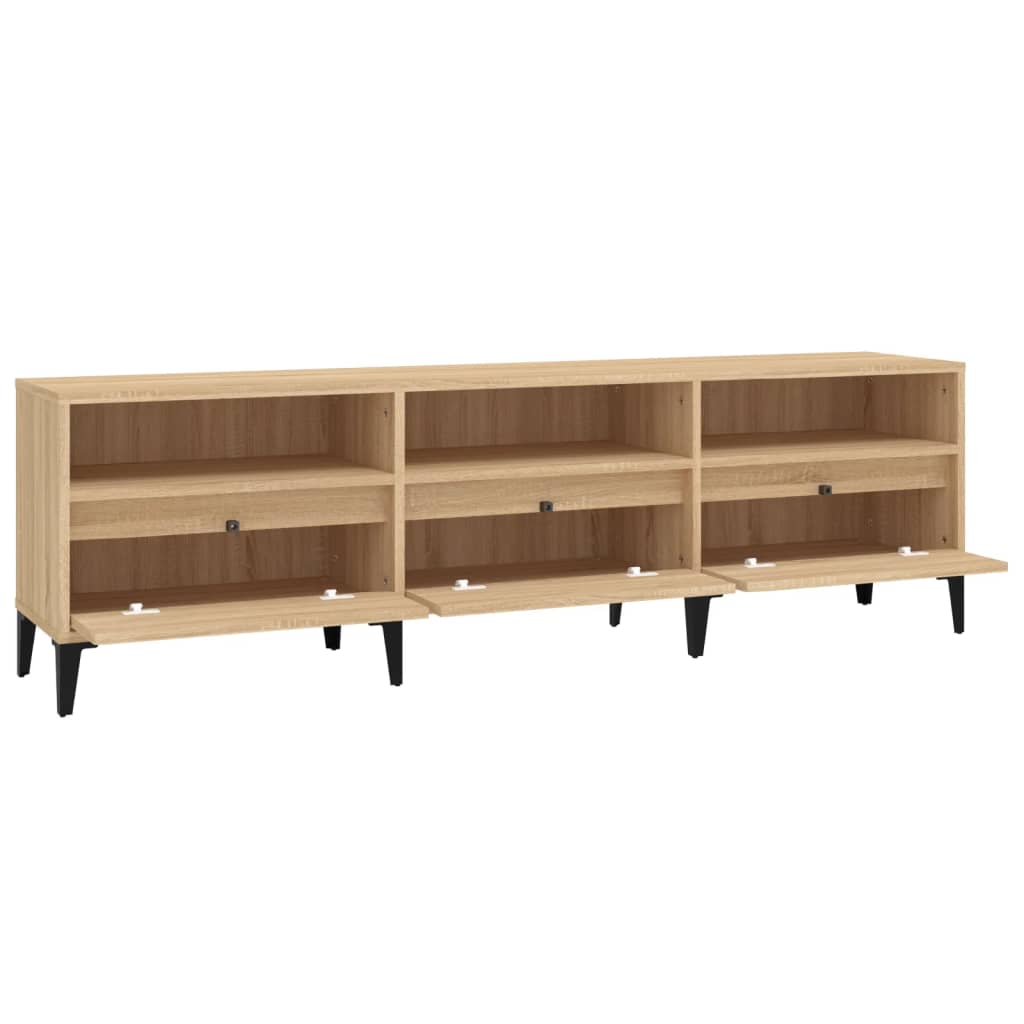 TV Cabinet Sonoma Oak 150x30x44,5 cm Engineered Wood