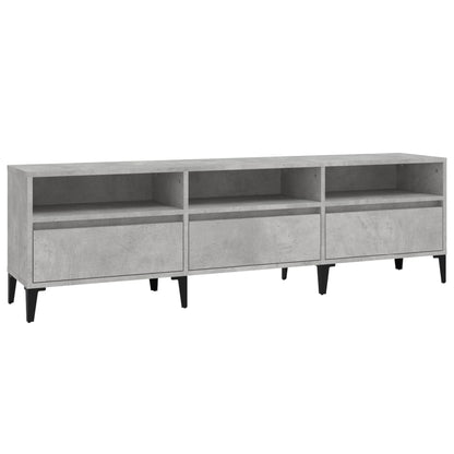 TV Cabinet Concrete Grey 150x30x44,5 cm Engineered Wood