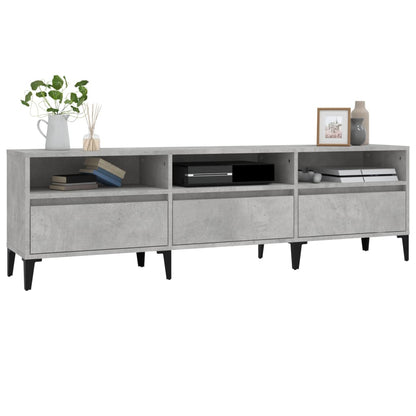 TV Cabinet Concrete Grey 150x30x44,5 cm Engineered Wood