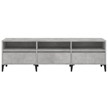 TV Cabinet Concrete Grey 150x30x44,5 cm Engineered Wood