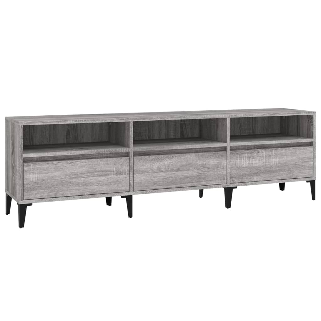 TV Cabinet Grey Sonoma 150x30x44,5 cm Engineered Wood