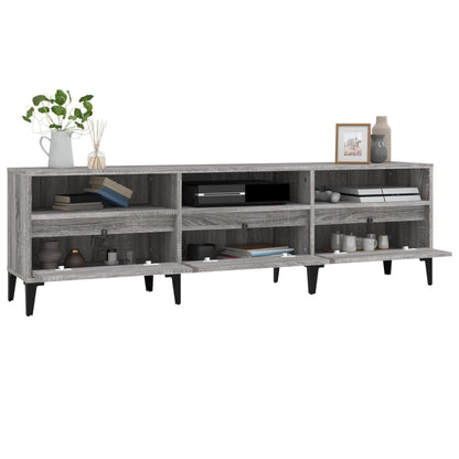 TV Cabinet Grey Sonoma 150x30x44,5 cm Engineered Wood