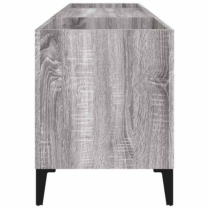 Record Cabinet Grey Sonoma 121x38x48 cm Engineered Wood