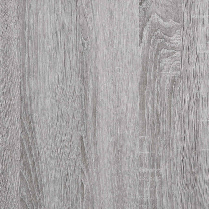 Record Cabinet Grey Sonoma 121x38x48 cm Engineered Wood