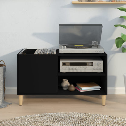 Record Cabinet | Black | Engineered wood | Medium | Record Cabinet