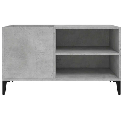 Record Cabinet Concrete Grey 84,5x38x48 cm Engineered Wood