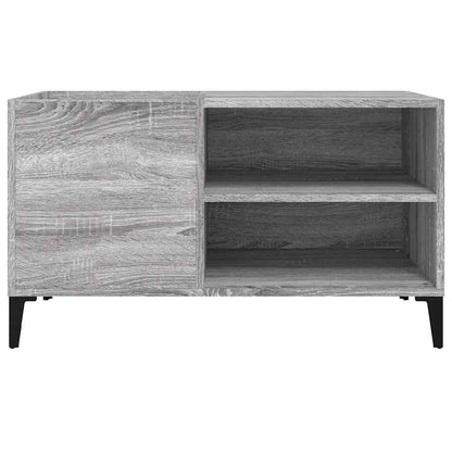 Record Cabinet Grey Sonoma 84,5x38x48 cm Engineered Wood