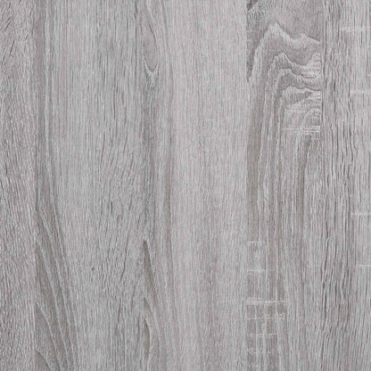 Record Cabinet Grey Sonoma 84,5x38x48 cm Engineered Wood