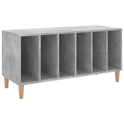 Record Cabinet Concrete Grey 100x38x48 cm Engineered Wood