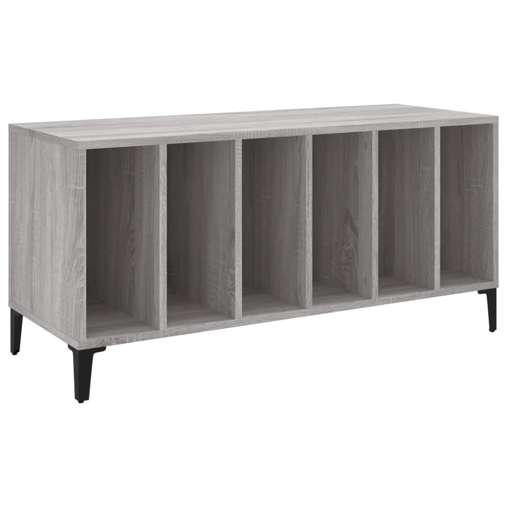 Record Cabinet | Grey sonoma | Engineered wood, metal | 100 x 38 x 48 cm