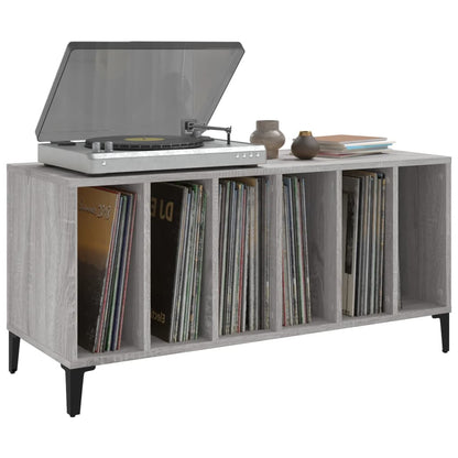 Record Cabinet | Grey sonoma | Engineered wood, metal | 100 x 38 x 48 cm