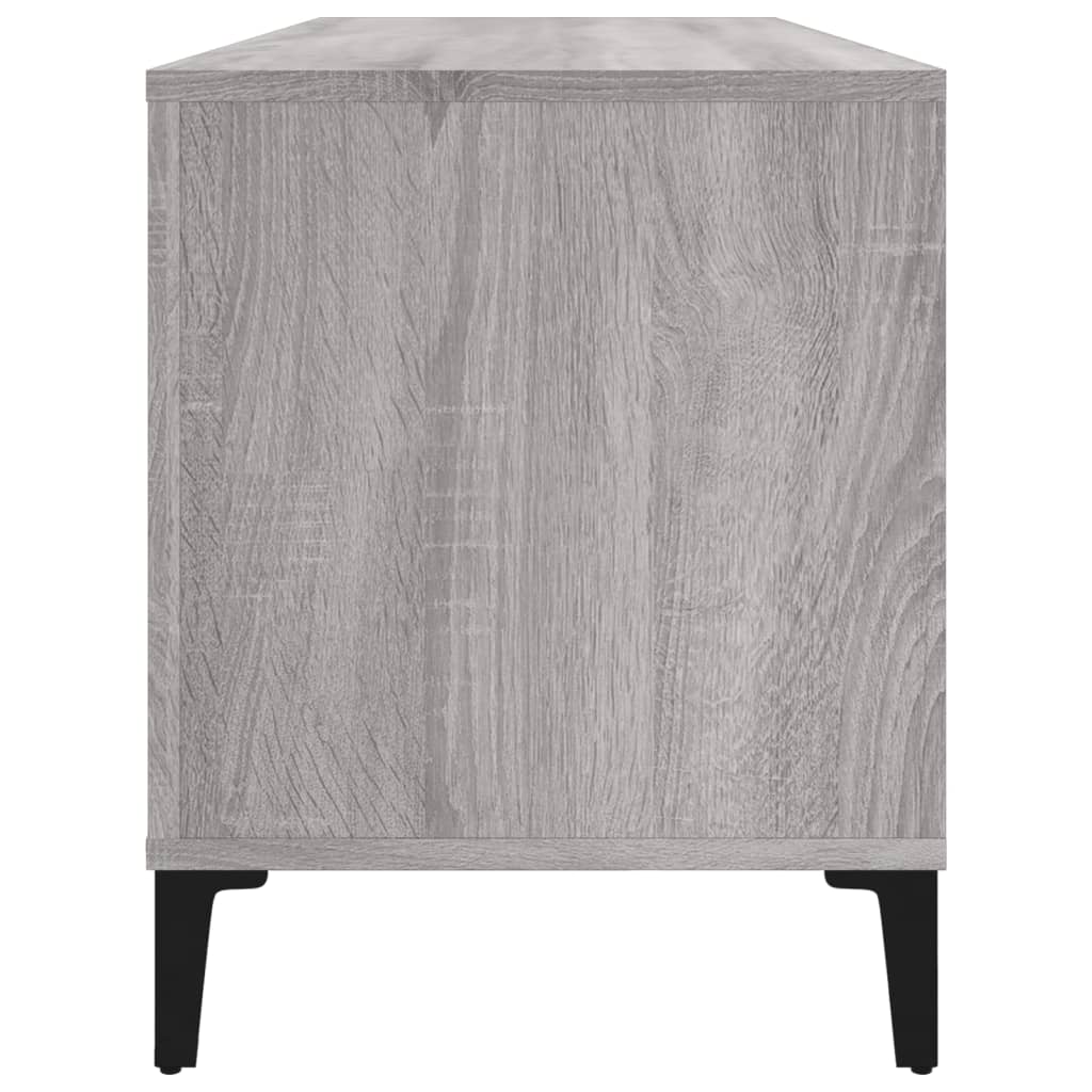Record Cabinet | Grey sonoma | Engineered wood, metal | 100 x 38 x 48 cm