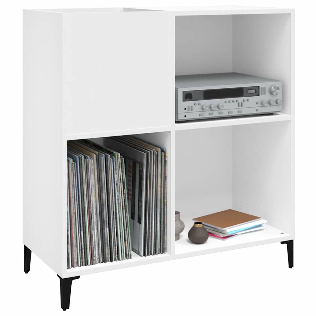 Record Cabinet | White | Engineered wood, metal | Medium