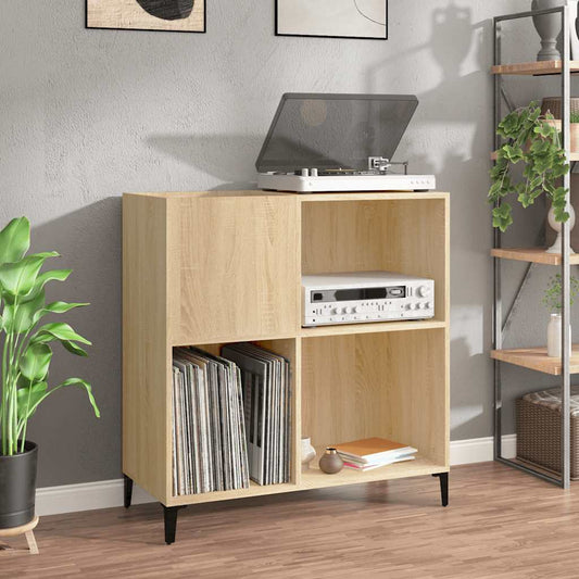 Record Cabinet Sonoma Oak 84,5x38x89 cm Engineered Wood