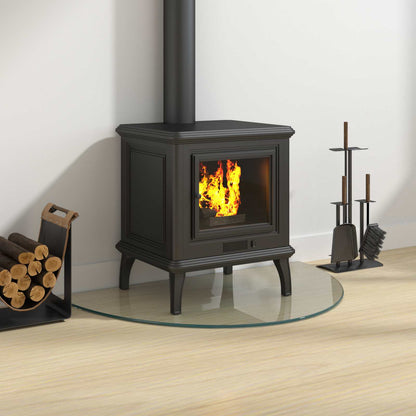 Fireplace Glass Plate Transparent 800 x 500 mm Glass
