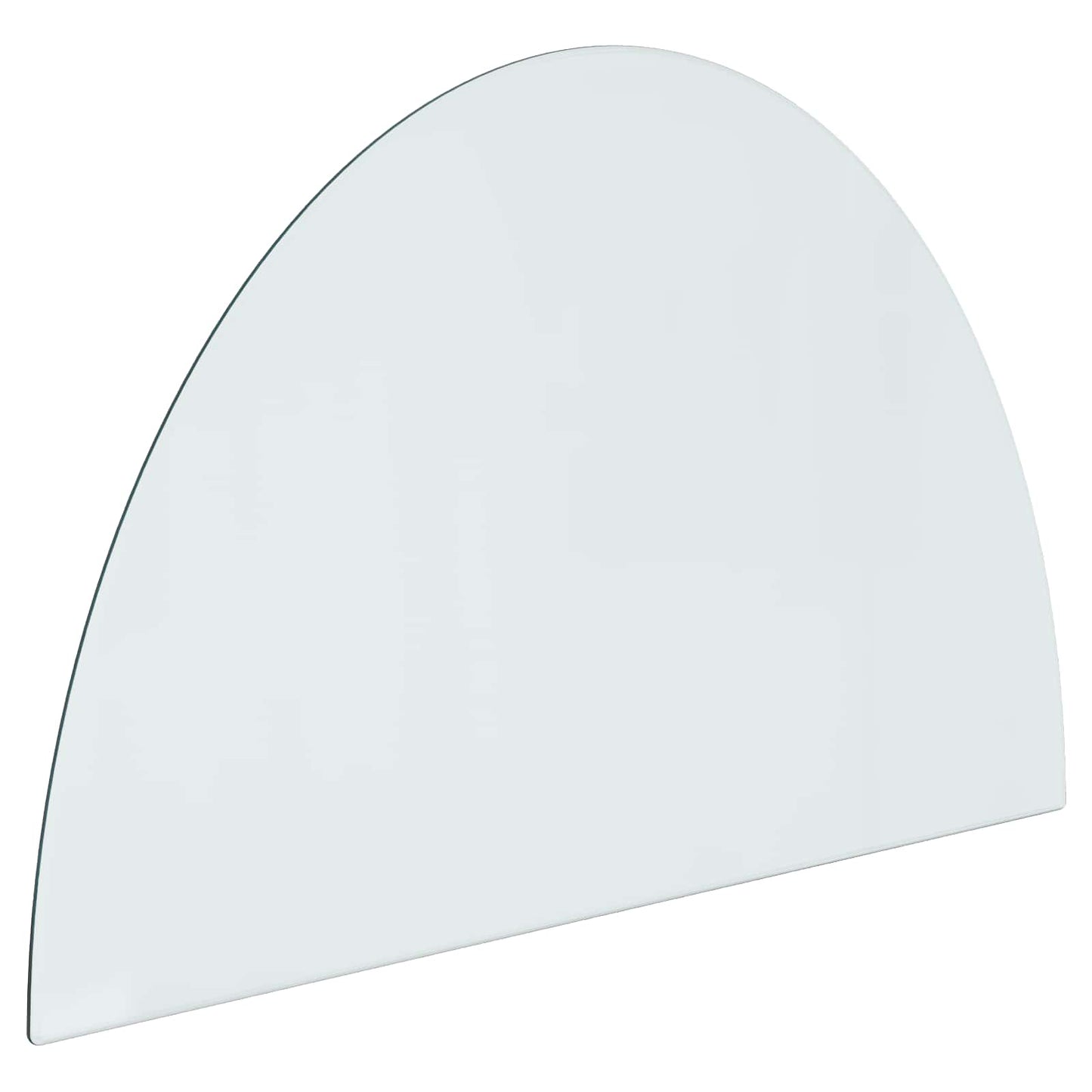 Fireplace Glass Plate Transparent 800 x 500 mm Glass
