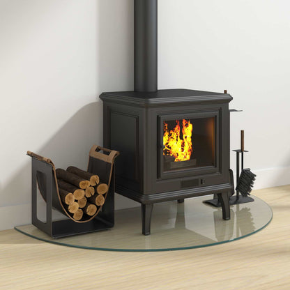 Fireplace Glass Plate Transparent 1000 x 500 mm Glass