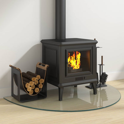 Fireplace Glass Plate Transparent 1000 x 600 mm Glass