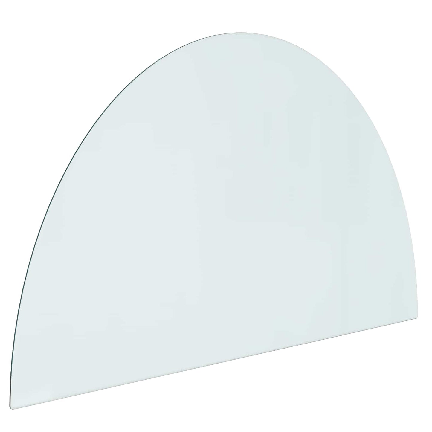 Fireplace Glass Plate Transparent 1000 x 600 mm Glass
