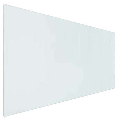 Fireplace Glass Plate Transparent 120 x 60 cm Glass