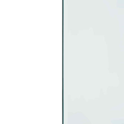 Fireplace Glass Plate Transparent 120 x 60 cm Glass