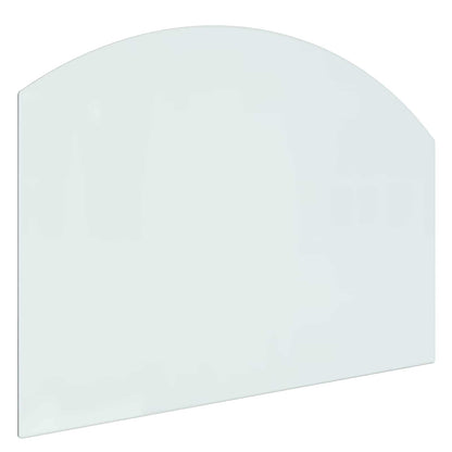 Fireplace Glass Plate Transparent 80 x 60 cm Glass