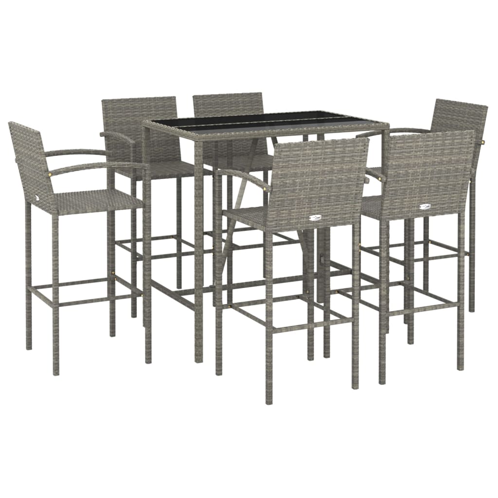 Garden Bar Set | Grey, Black