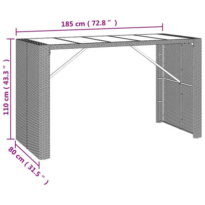 Garden Bar Set | Black