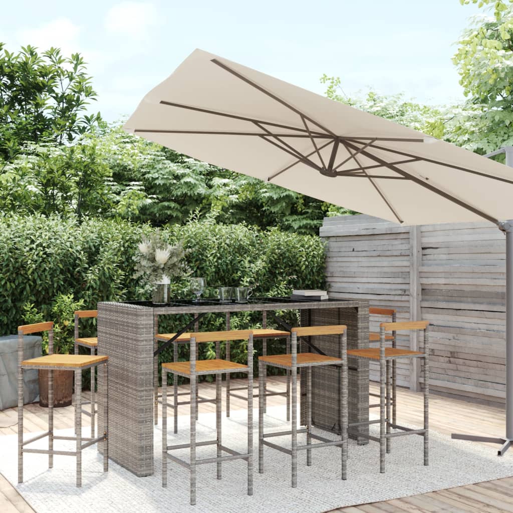 Garden Bar Set | Grey