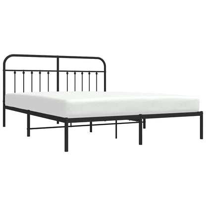 Bed Frame | Black | Steel | Double | Durable | Bed Frame | Rectangular
