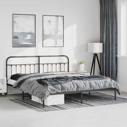 Bed Frame | Black | Steel | Double | Durable | Bed Frame | Rectangular