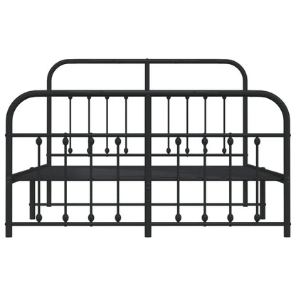 Bed Frame | Black | Bed Frame | Metal Bed Frame | Double Bed | Black Bed