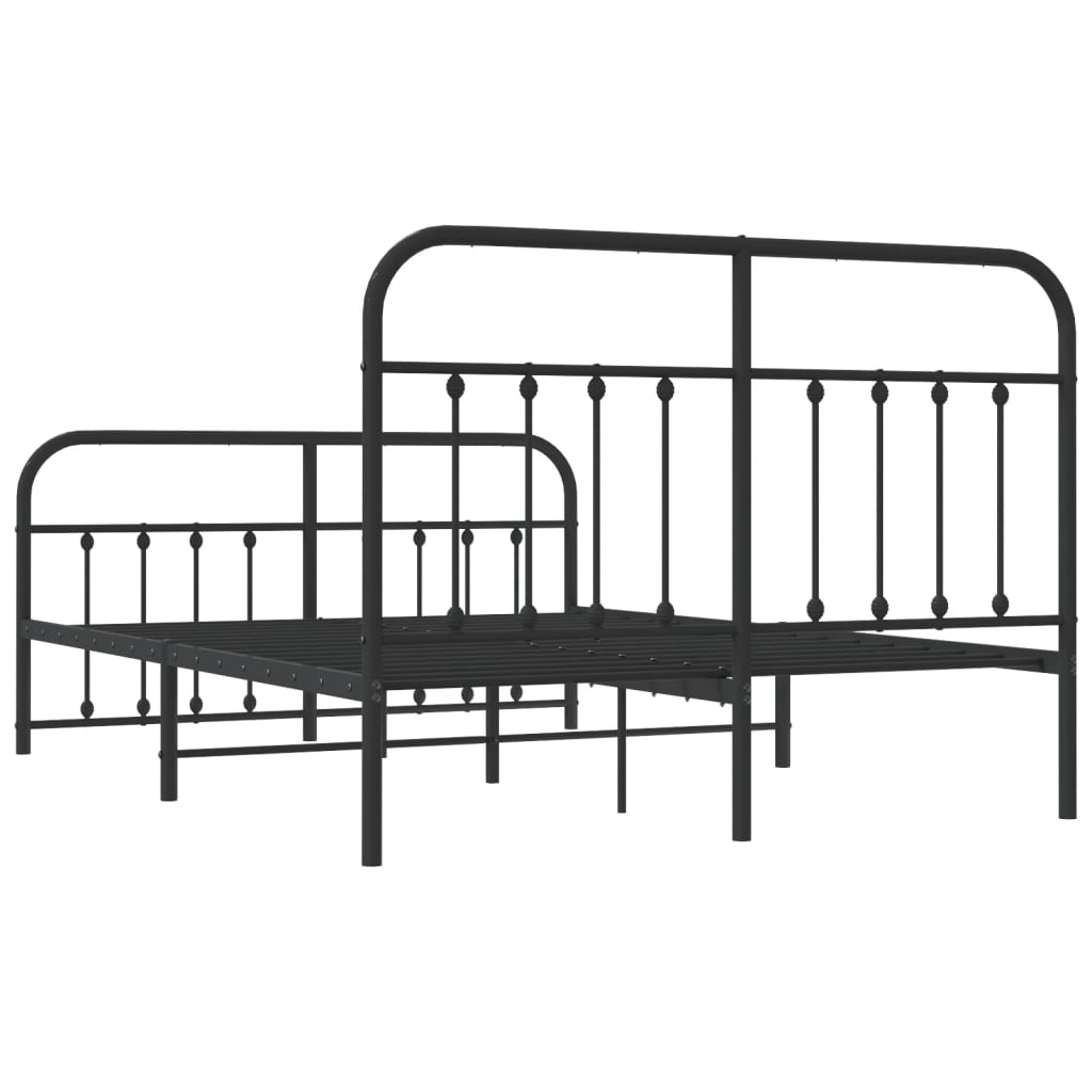 Bed Frame | Black | Bed Frame | Metal Bed Frame | Double Bed | Black Bed