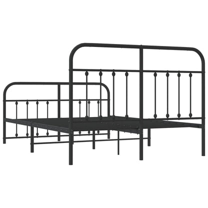 Bed Frame | Black | Bed Frame | Metal Bed Frame | Double Bed | Black Bed