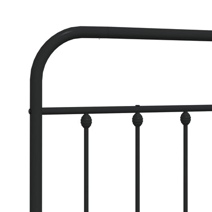 Metal Replace Headboard Black 75 cm