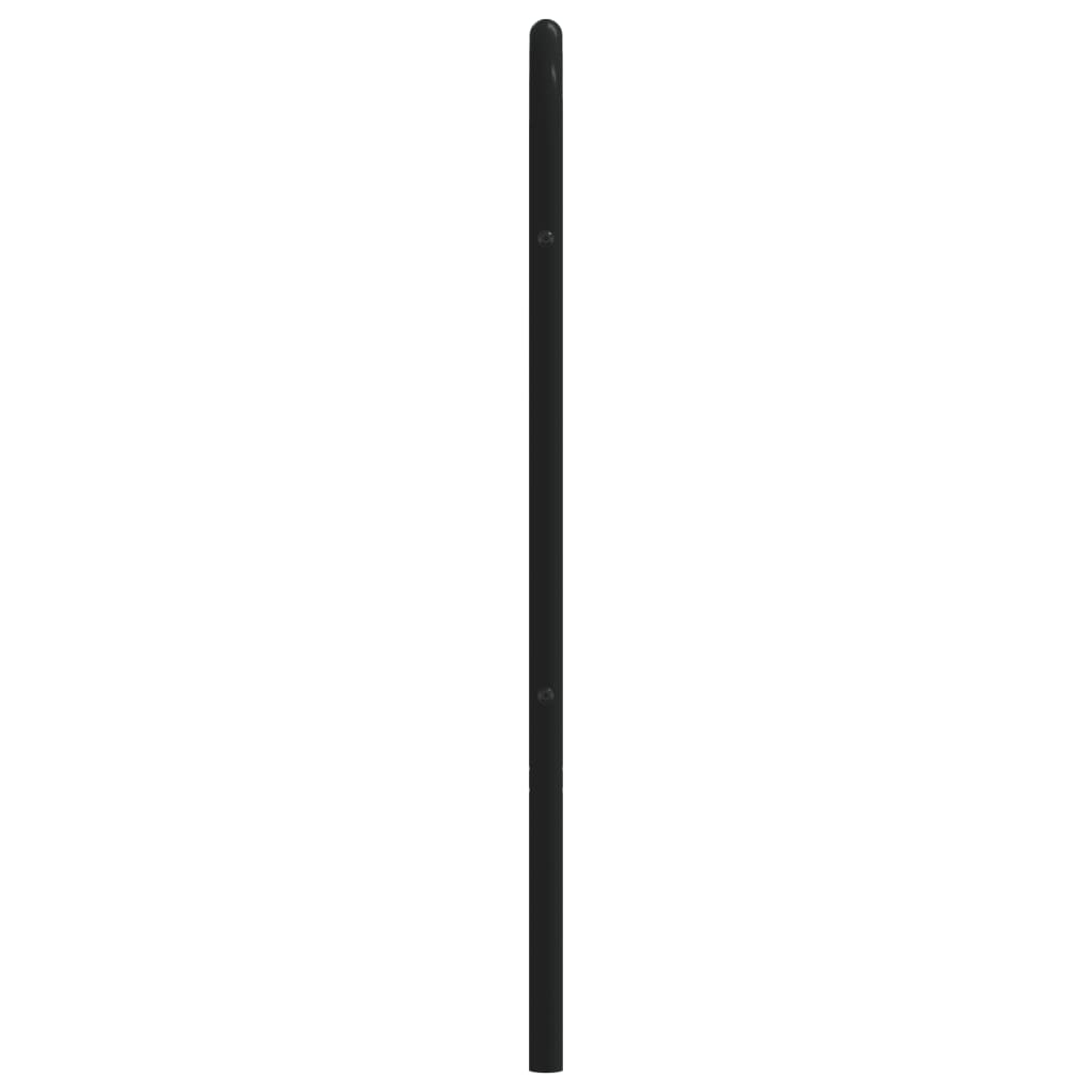 Headboard | Black | Powder-Coated Steel | Single | Stylish Look