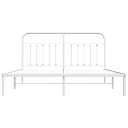 Bed Frame | White | Powder-coated steel | Double | Bed Frame