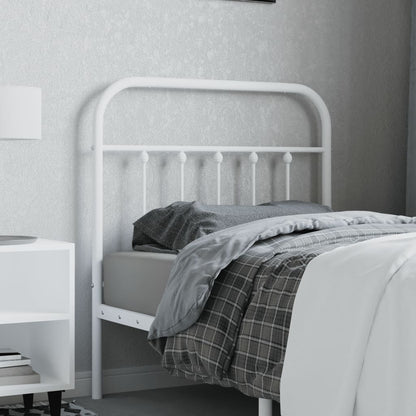 Metal Replace Headboard White 80 cm
