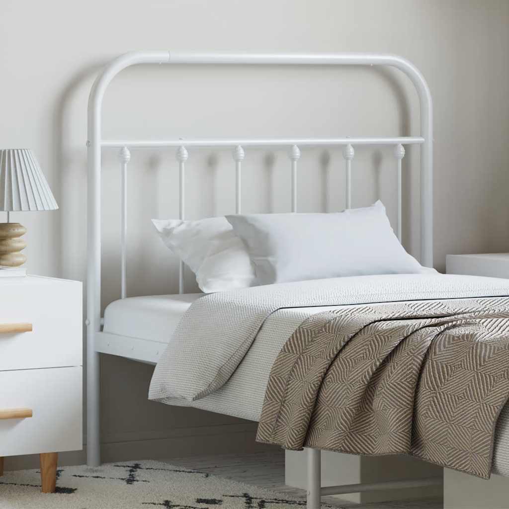Metal Replace Headboard White 100 cm
