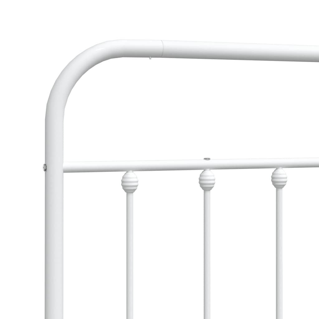 Metal Replace Headboard White 140 cm